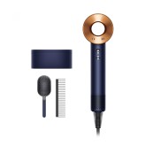 Фен Dyson Supersonic HD07 синий медный с 5 насадками в чехле и расческами