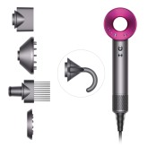Фен Dyson Supersonic для волос (фуксия) с 5 насадками