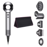 Фен Dyson Supersonic HD07 (белый) с 5 насадками и дорожным чехлом