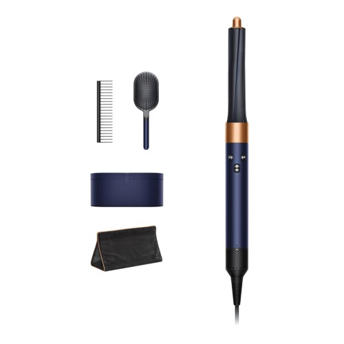 Стайлер Dyson Airwrap Complete (берлинская лазурь/медь) с дор чех, кейсом, 8 насадками и расческами для разных типов длинных волос