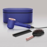 Фен Dyson Supersonic HD07 (Vinca blue и Rosé) с 5 насадками в чехле и расческами