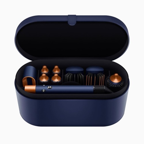 Стайлер Dyson Airwrap Complete (берлинская лазурь/медь) с дор чех, кейсом, 8 насадками и расческами для разных типов длинных волос