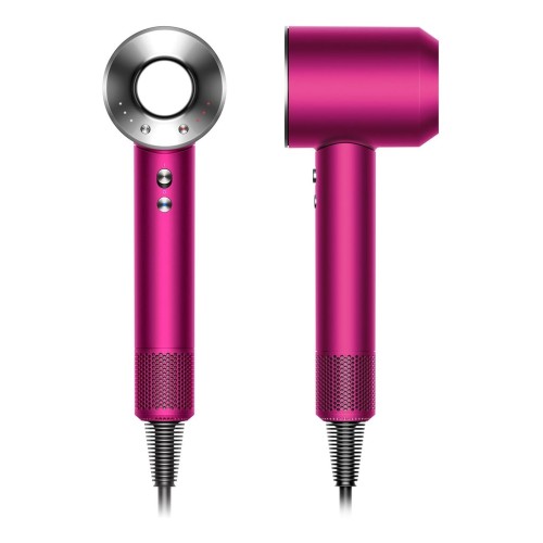 Фен Dyson Supersonic HD07 (фуксия/яркий никель) с 5 насадками и дорожным чехлом
