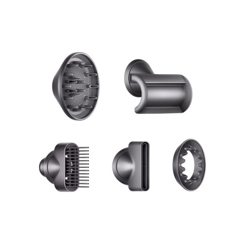 Фен Dyson Supersonic HD07 (фуксия/яркий никель) с 5 насадками, дорожным чехлом и подставкой