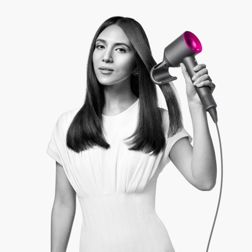 Фен Dyson Supersonic HD07 (красный) с 5 насадками и дорожным чехлом