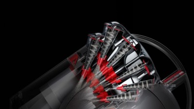 Благодаря технологии Dyson Cinetic мощность всасывания не снижается
